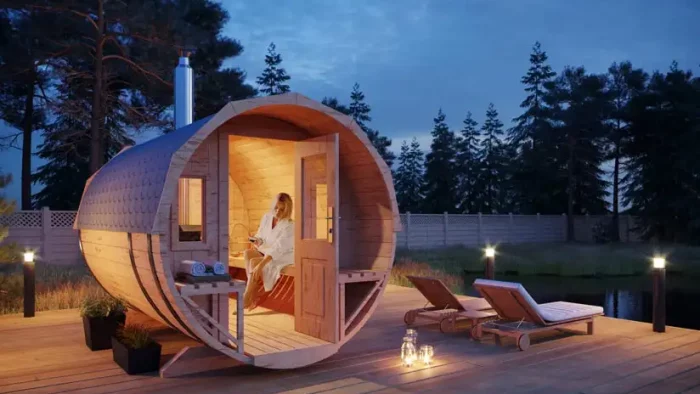 Outdoor sauna